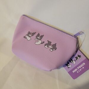 Sanrio Mini Pouch Kuromi Purple 2024